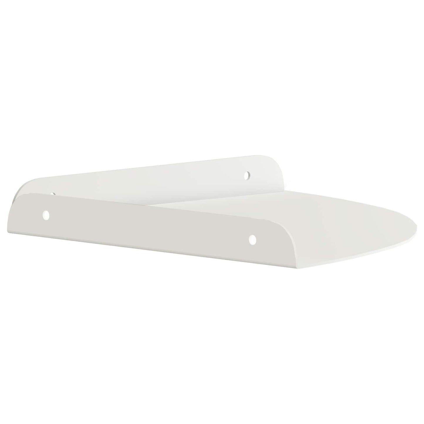 Floating Shelf with Shelf 2 pcs White 24 x 24 x 2 cm