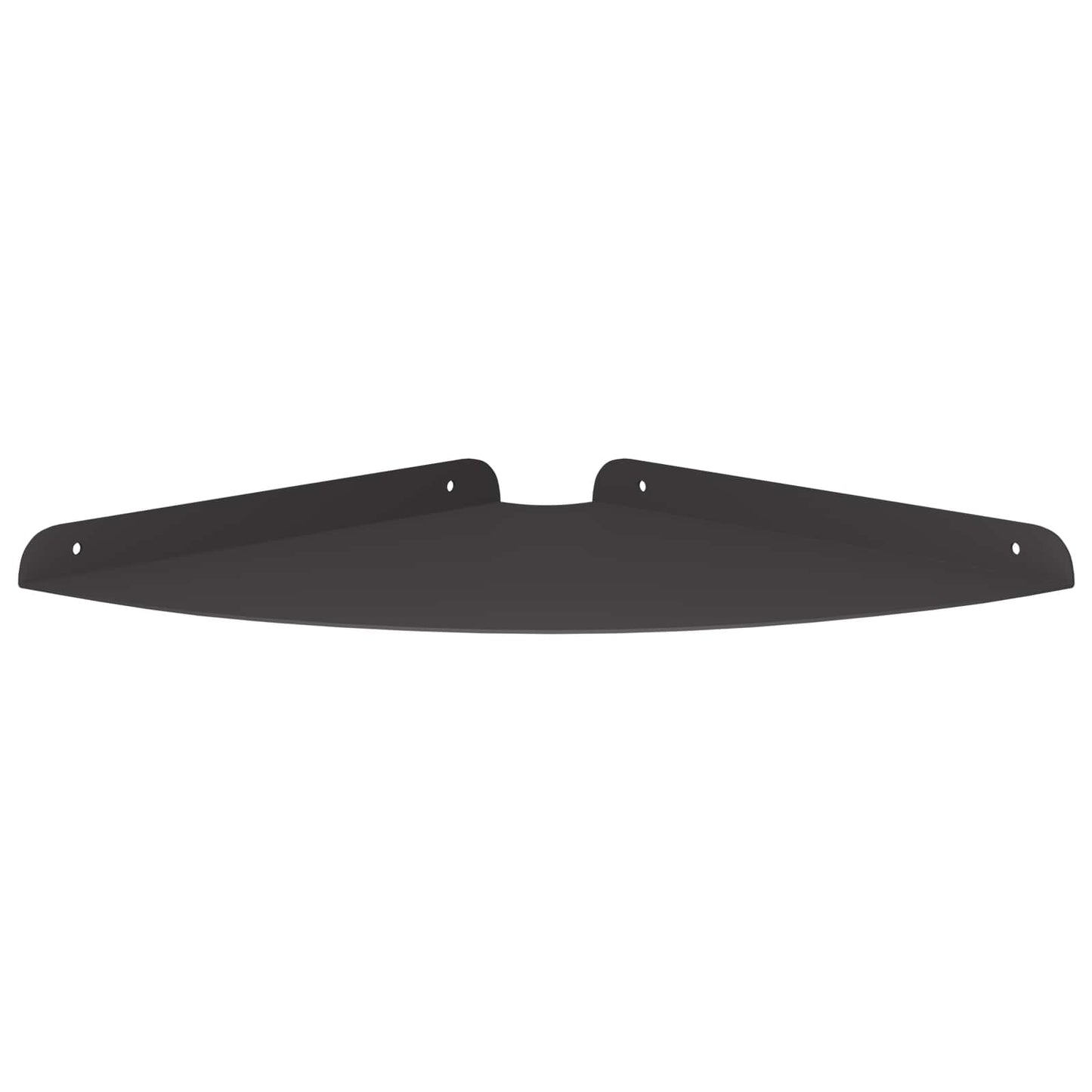 Floating Shelf with Shelf 4 pcs Black 30 x 30 x 2 cm