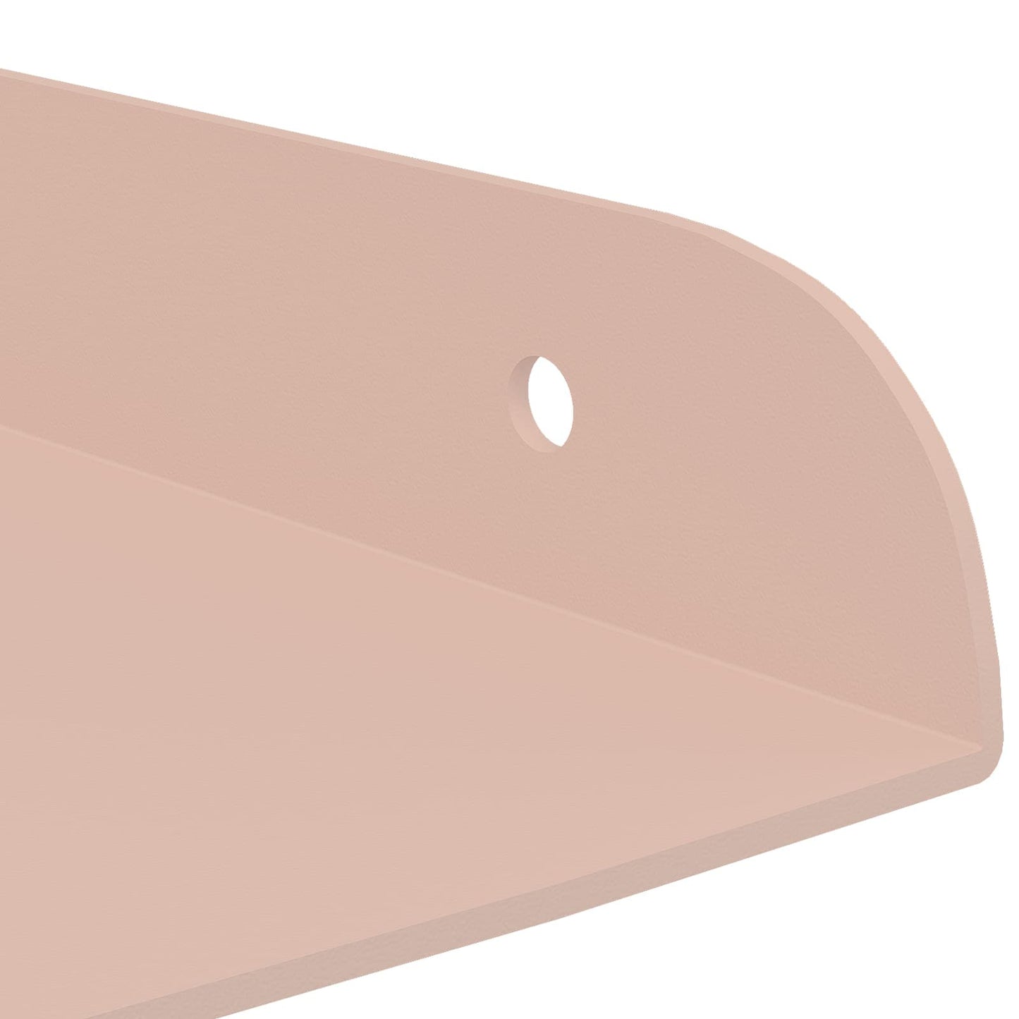 Floating Shelf with Shelf 4 pcs Pink 30 x 30 x 2 cm