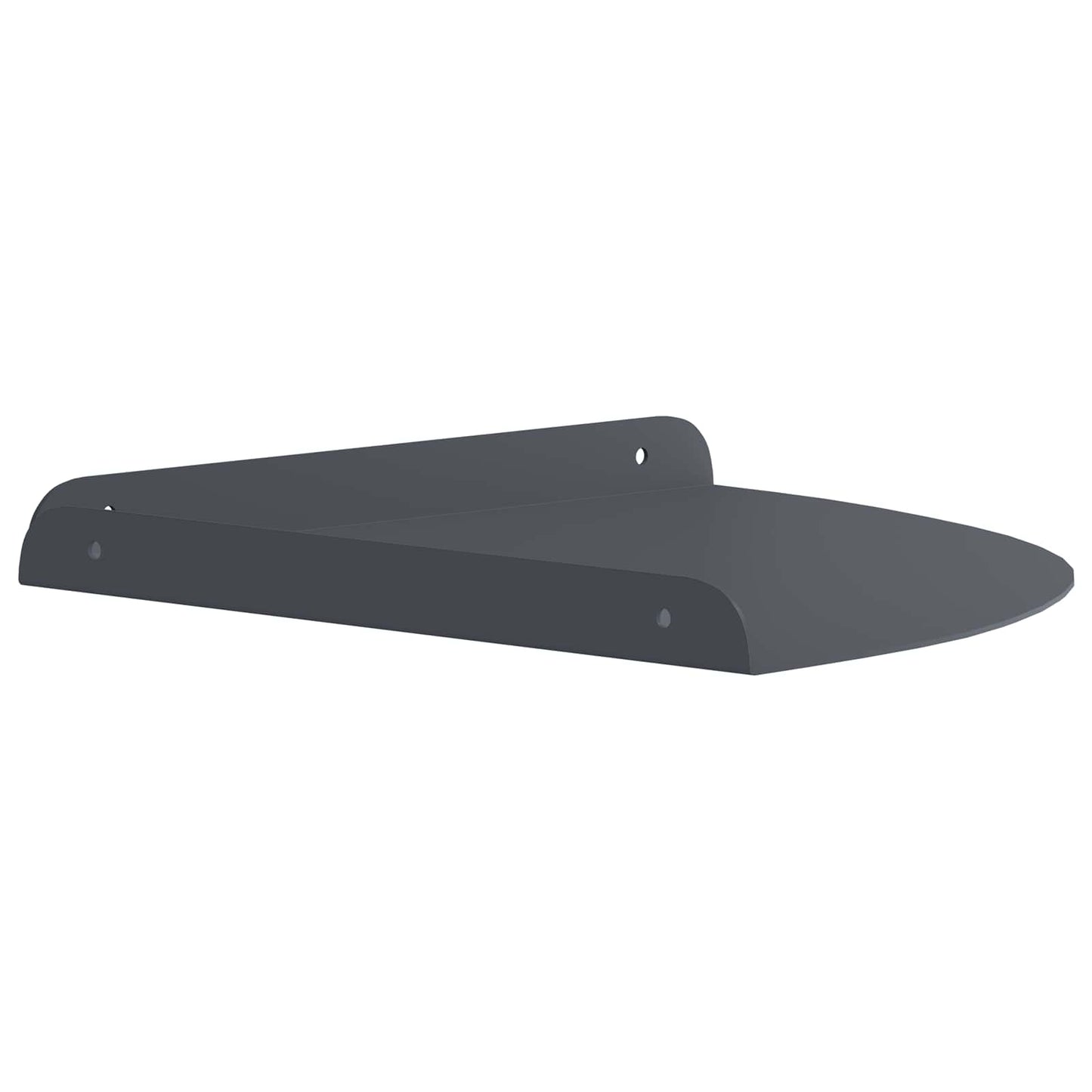 Floating Shelf with Shelf 4 pcs Anthracite 30 x 30 x 2 cm