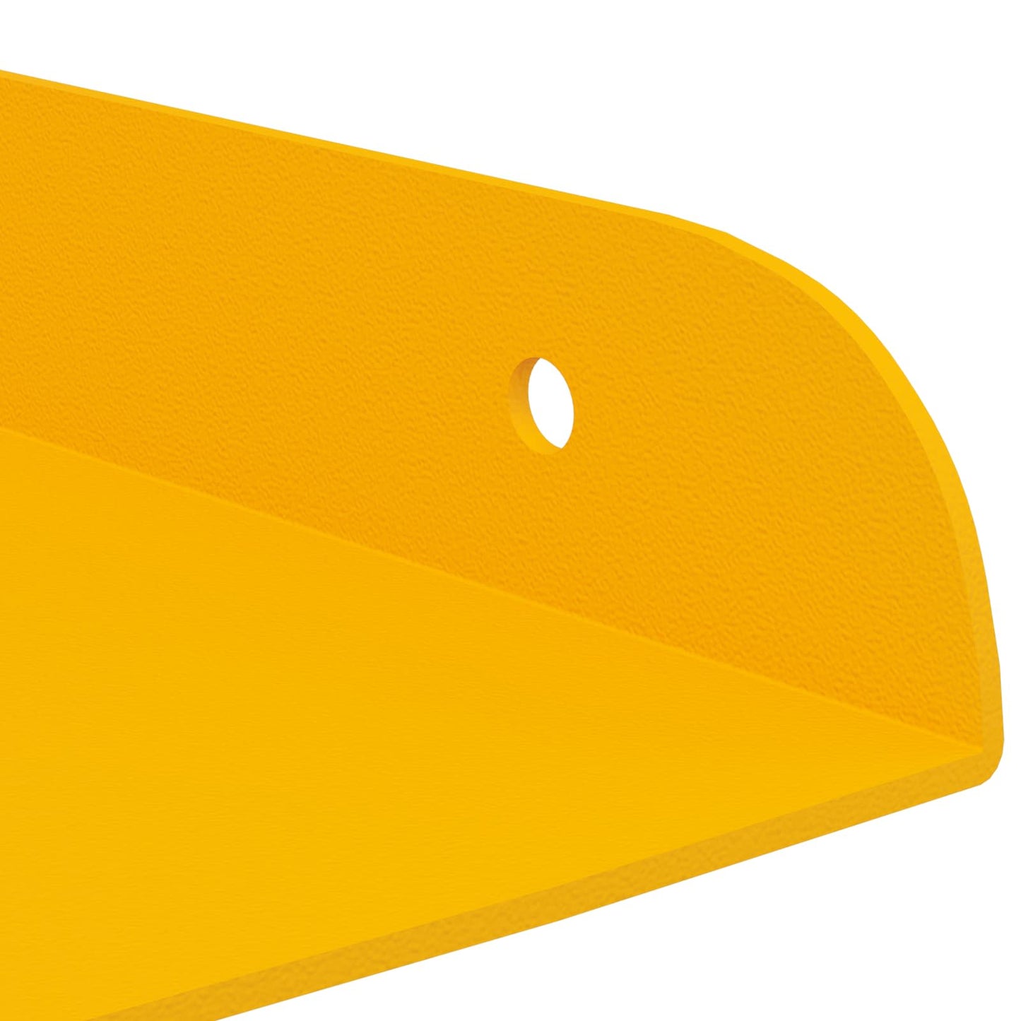 Floating Shelf with Shelf 4 pcs Mustard Yellow 30 x 30 x 2 cm