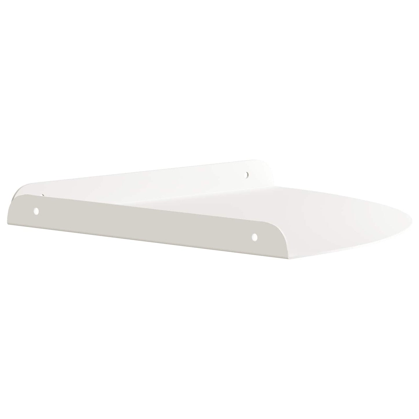 Floating Shelf with Shelf 4 pcs White 30 x 30 x 2 cm