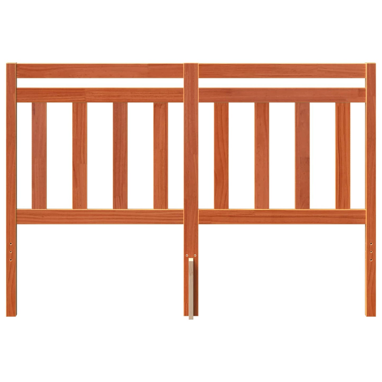 Headboard with Headboard Wax Brown 145.5 x 100 cm