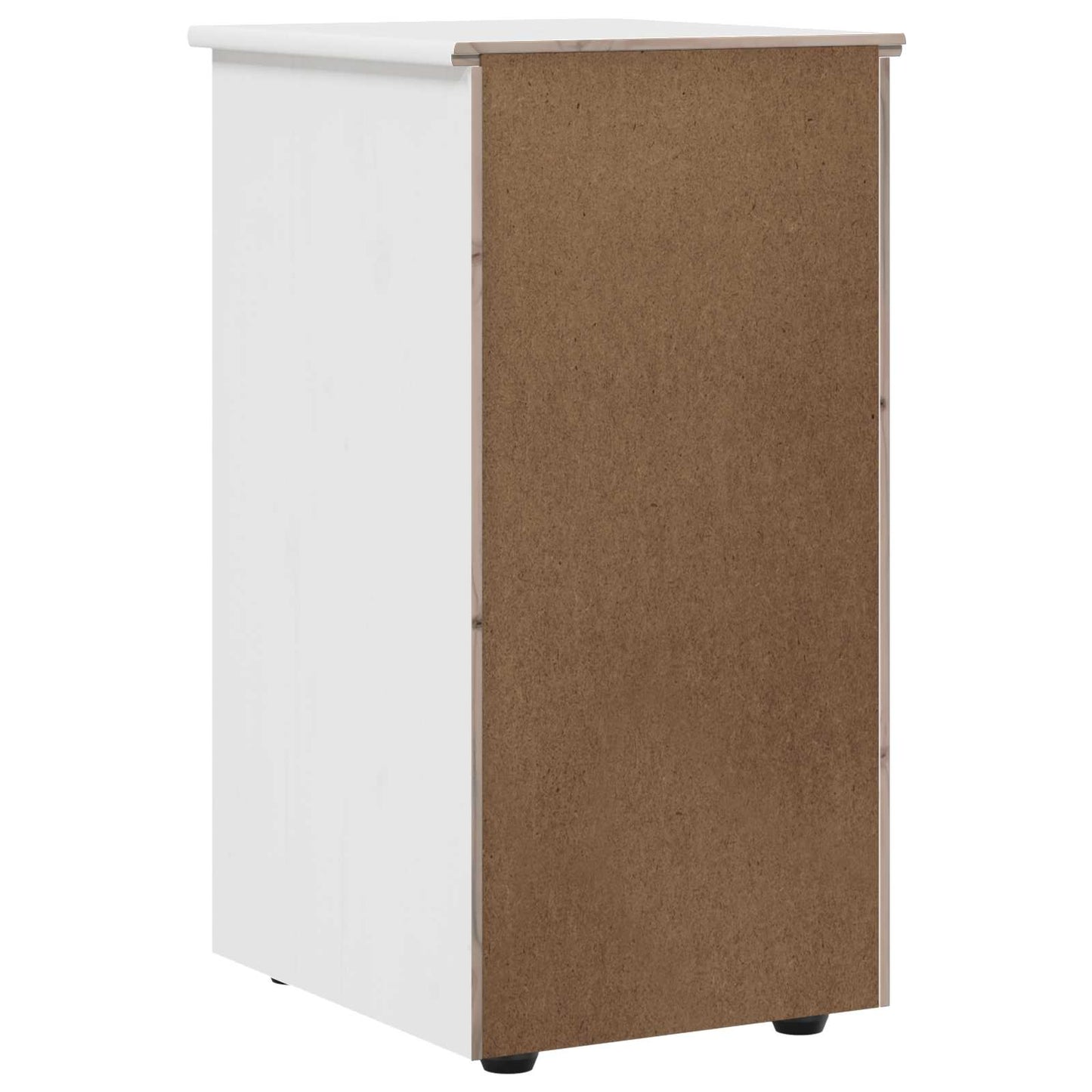 Cabinet White 34 x 39 x 61.5 cm Solid Pine Wood