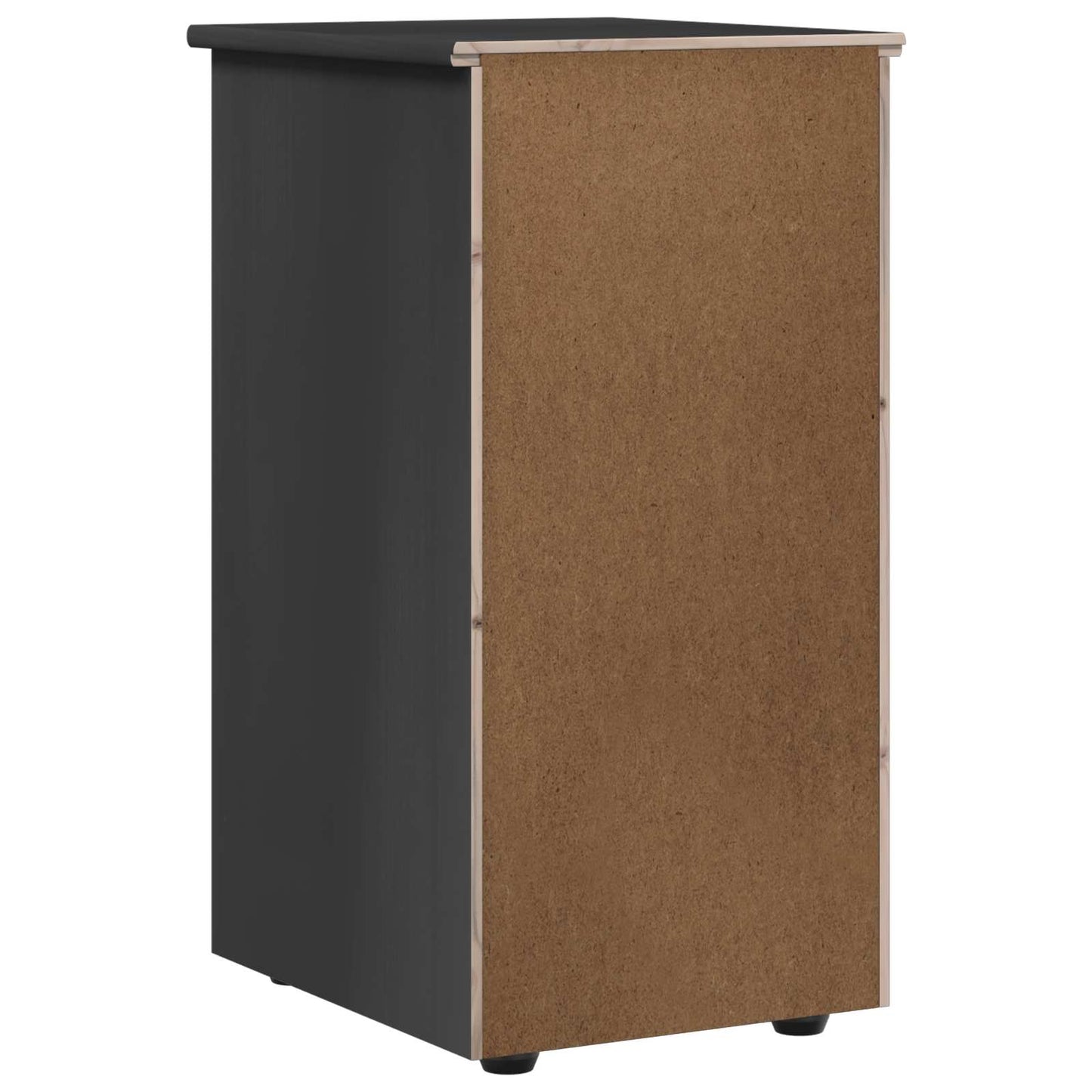 Cabinet Grey 34 x 39 x 61.5 cm Solid Pine Wood