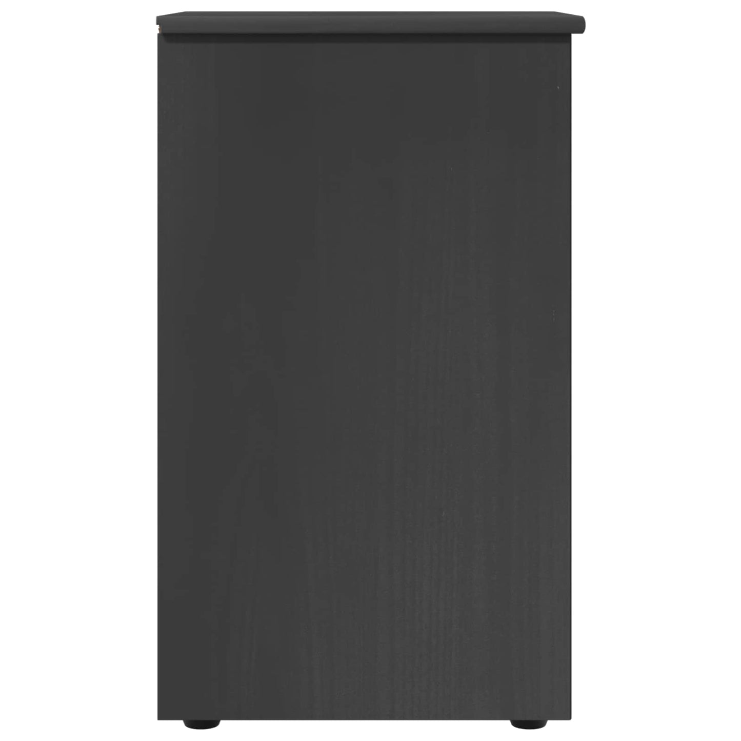 Cabinet Grey 34 x 39 x 61.5 cm Solid Pine Wood