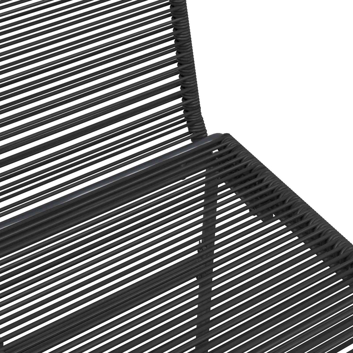 Garden Chairs 2 pcs Black 48 x 55 x 89.5 cm Rattan