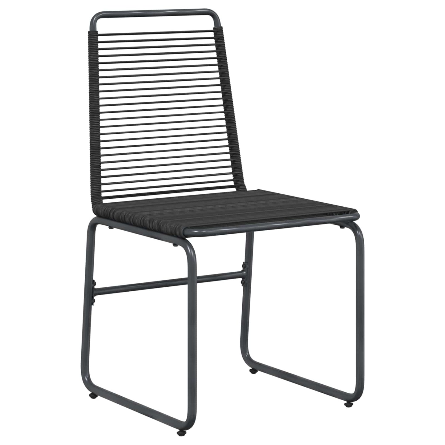 Garden Chairs 2 pcs Black 48 x 55 x 89.5 cm Rattan
