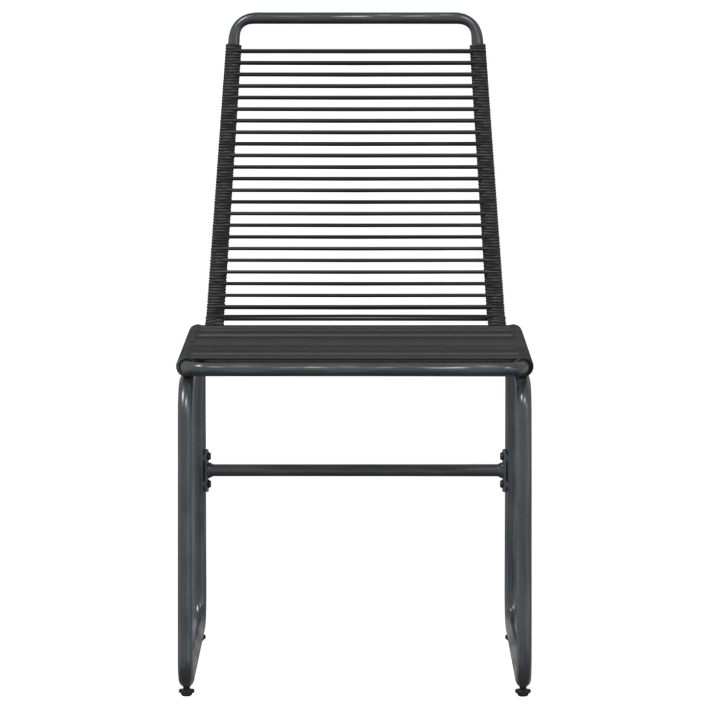 Garden Chairs 2 pcs Black 48 x 55 x 89.5 cm Rattan
