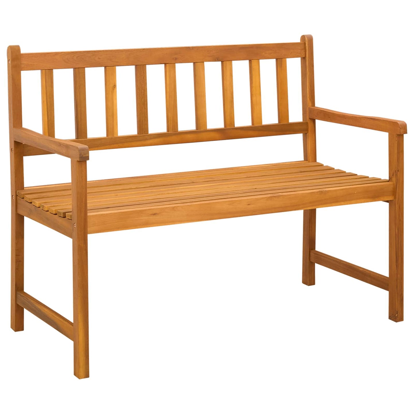 Garden Bench 2-Seater 110 x 55 x 90 cm Solid Acacia Wood