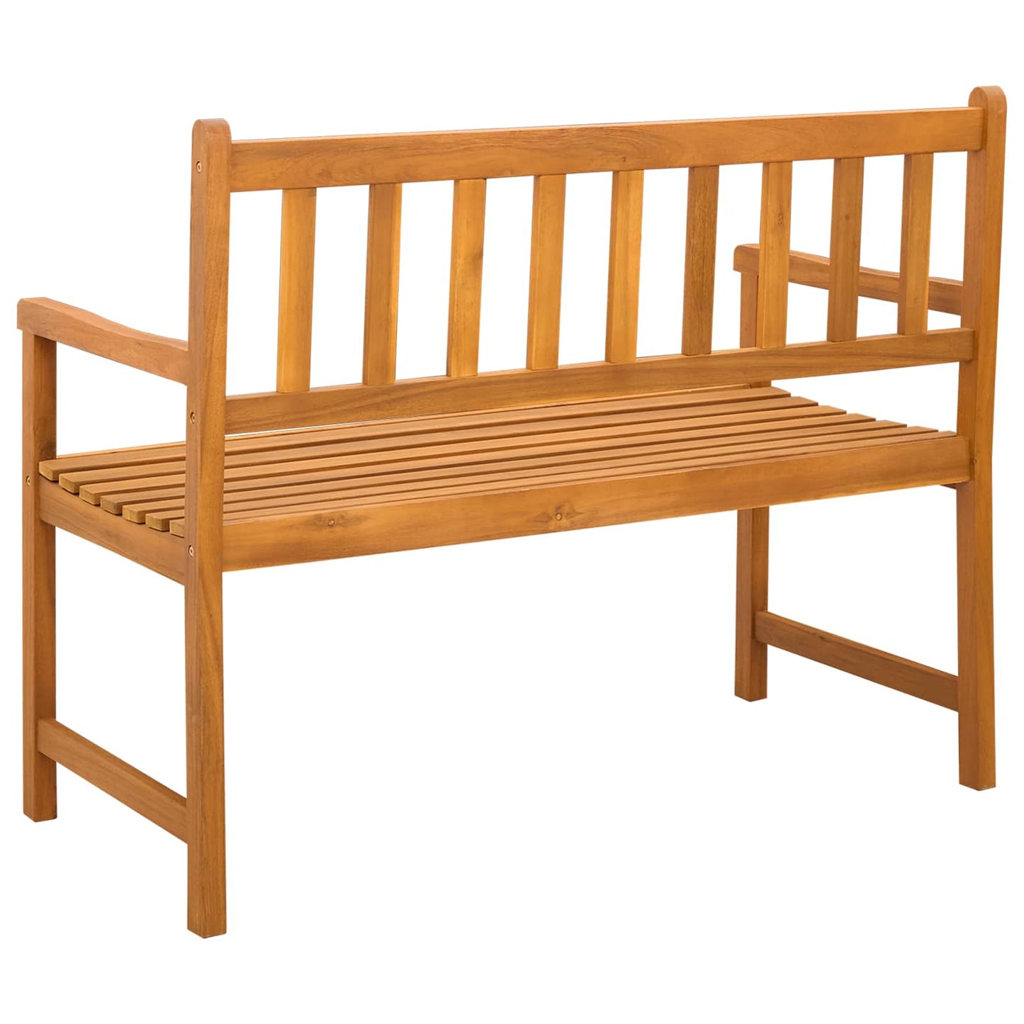 Garden Bench 2-Seater 110 x 55 x 90 cm Solid Acacia Wood