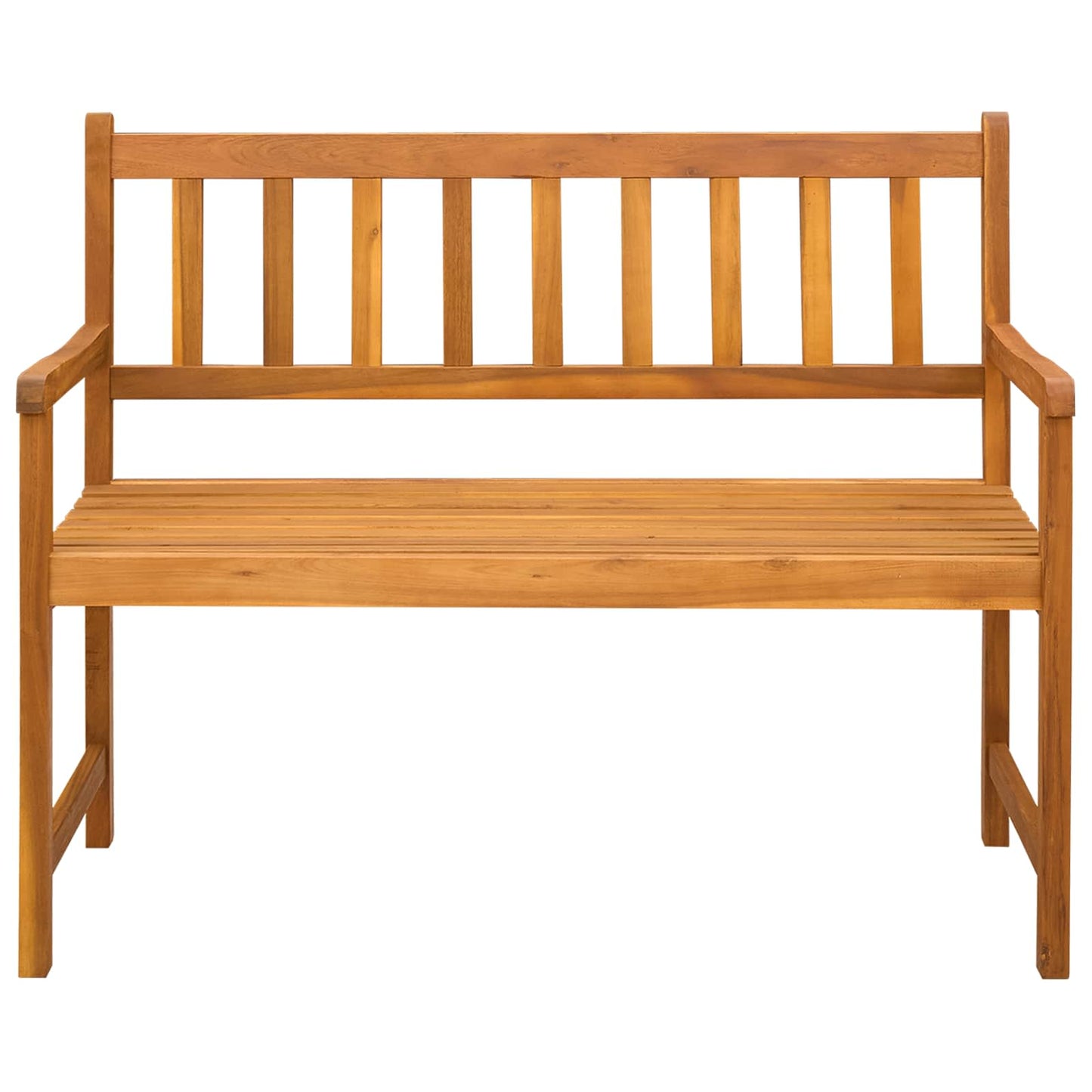 Garden Bench 2-Seater 110 x 55 x 90 cm Solid Acacia Wood