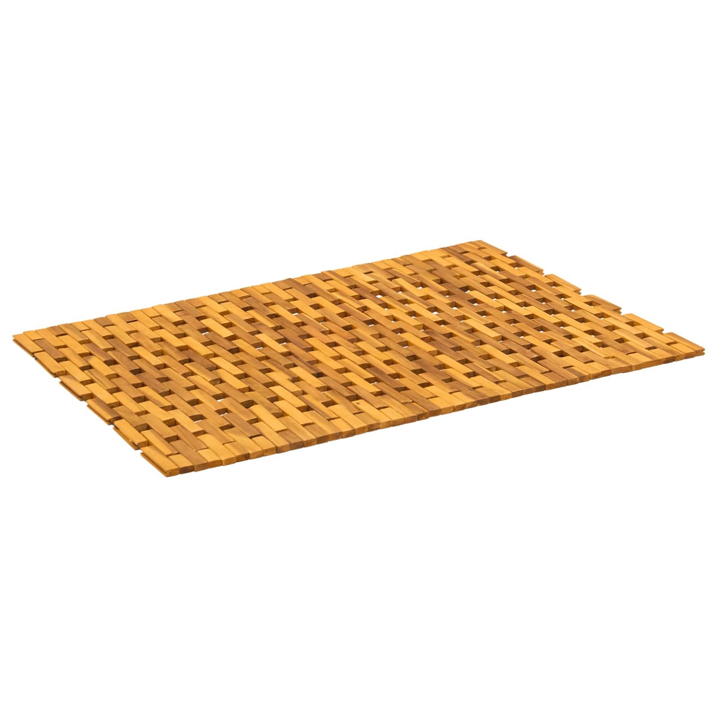Bath Mats Natural 65 x 100 cm Solid Acacia Wood