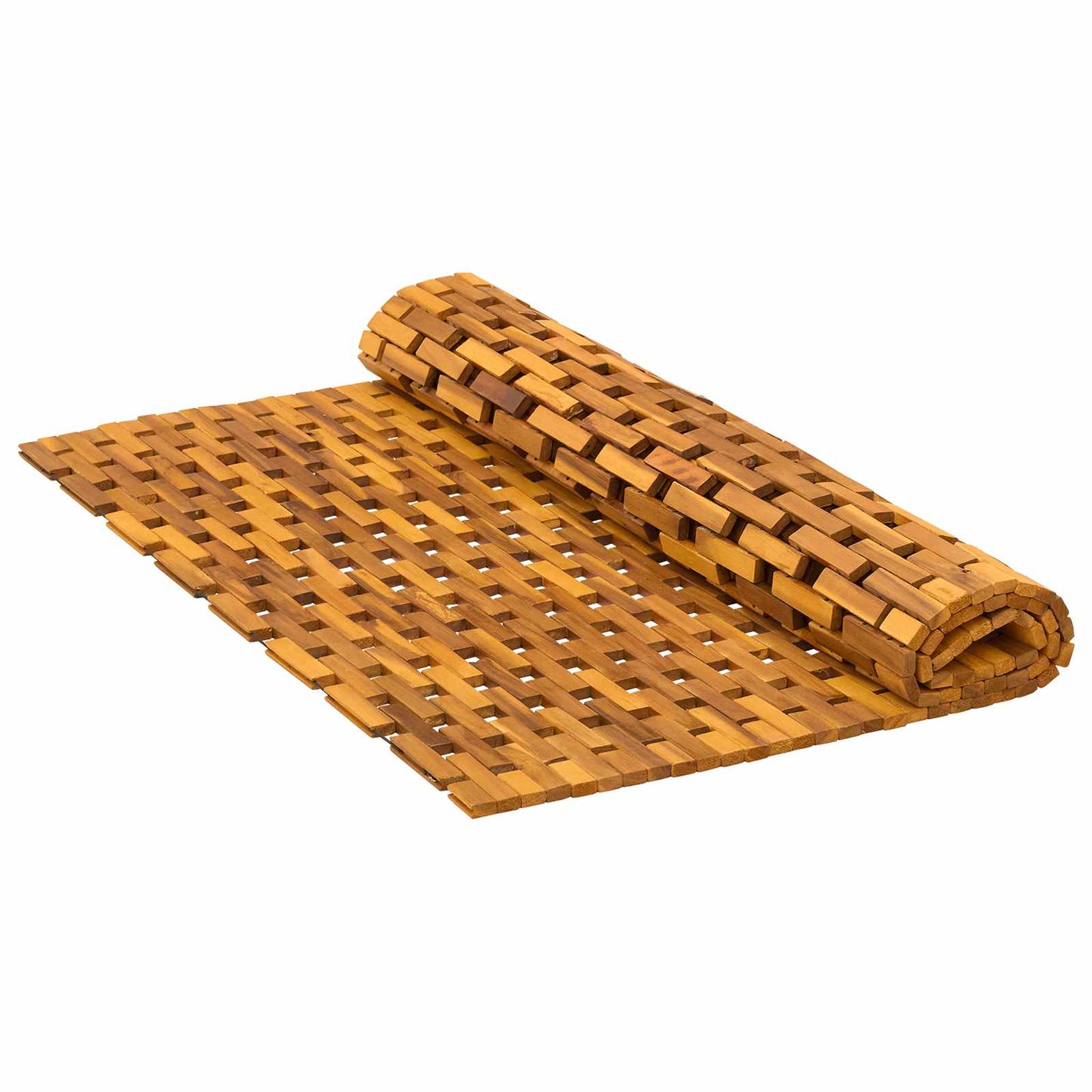 Bath Mats Natural 95 x 140 cm Solid Acacia Wood