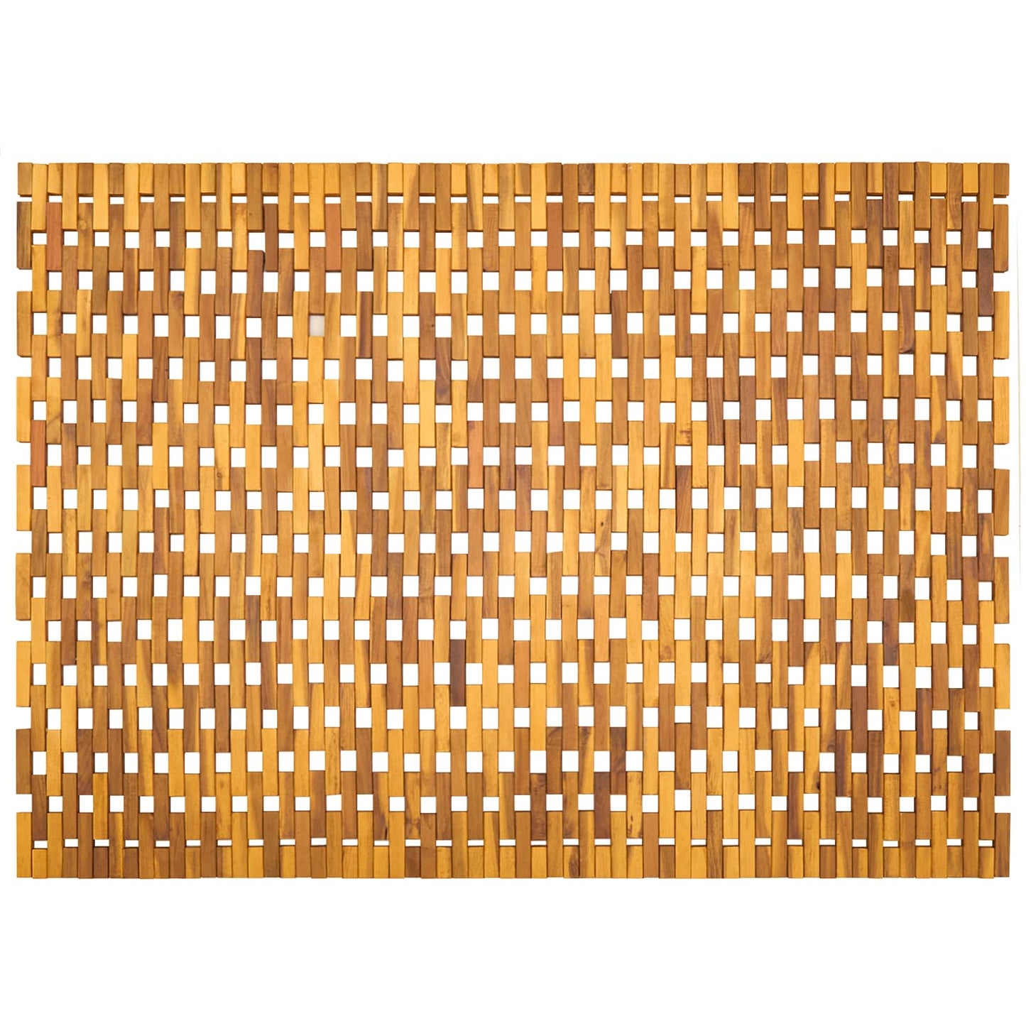 Bath Mats Natural 95 x 140 cm Solid Acacia Wood