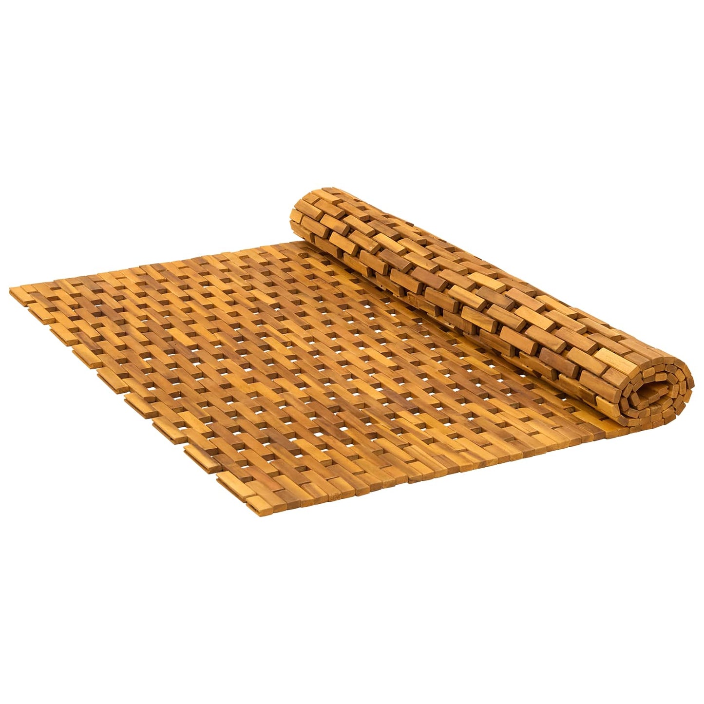 Bath Mats Natural 105 x 160 cm Solid Acacia Wood