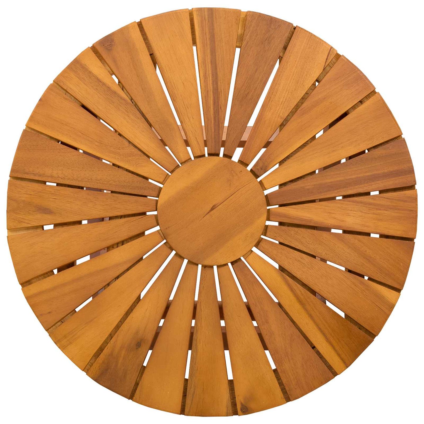 Bistro Table Natural Ø45 x 45 cm Solid Acacia Wood