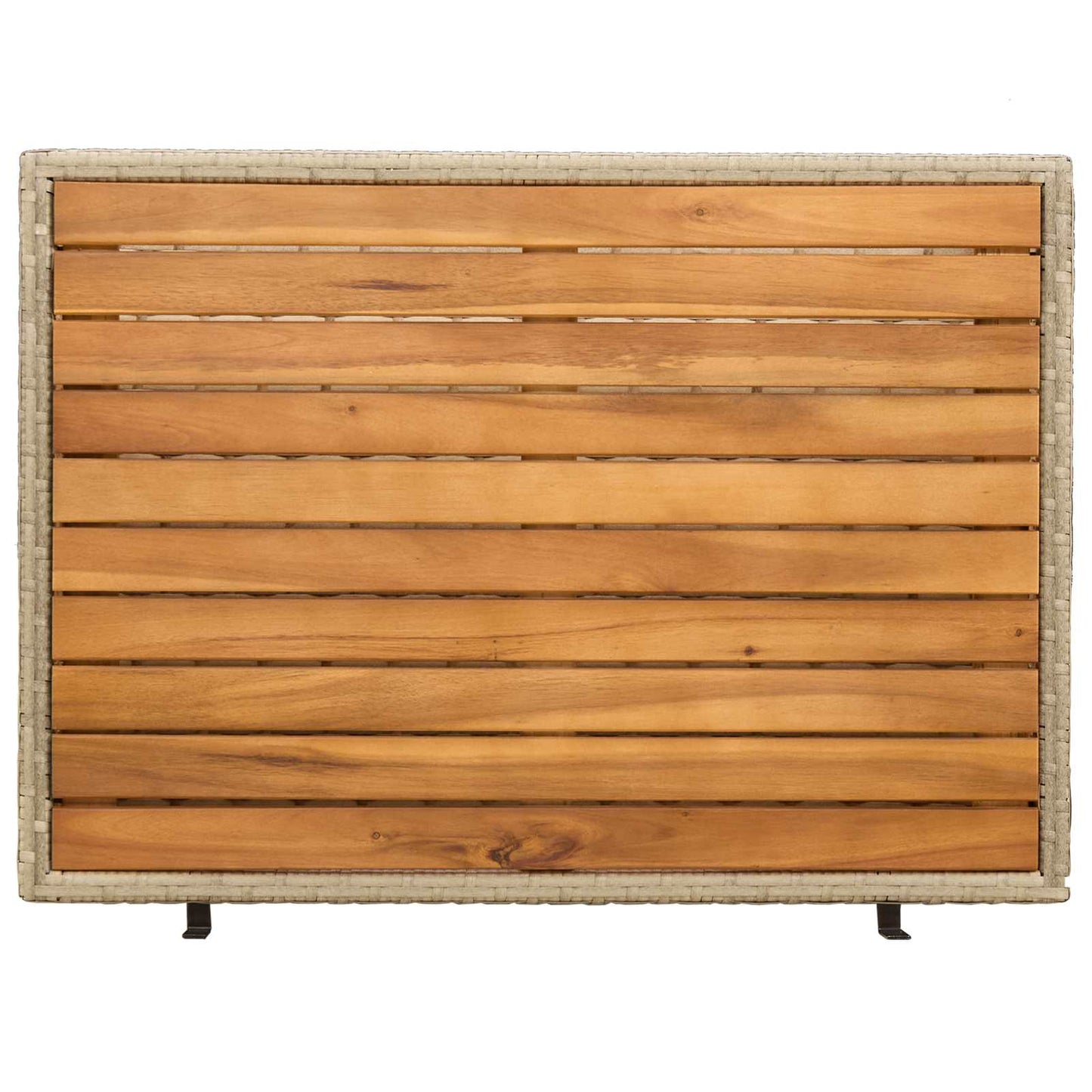 Cabinet Beige 70 x 50 x 87 cm Polyester and Roly Ratten