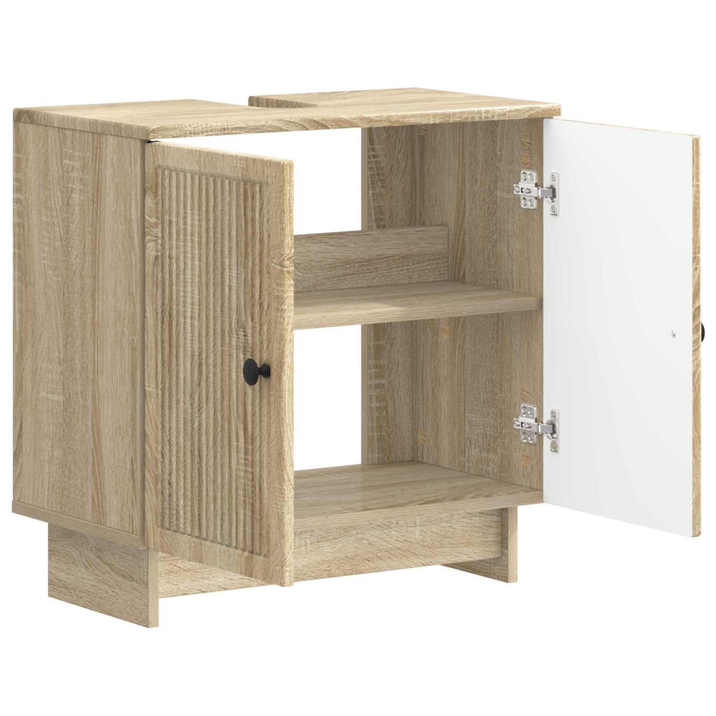 Bathroom Sink Cabinet EDE Sonoma Oak 59.5 x 31.5x 59 cm