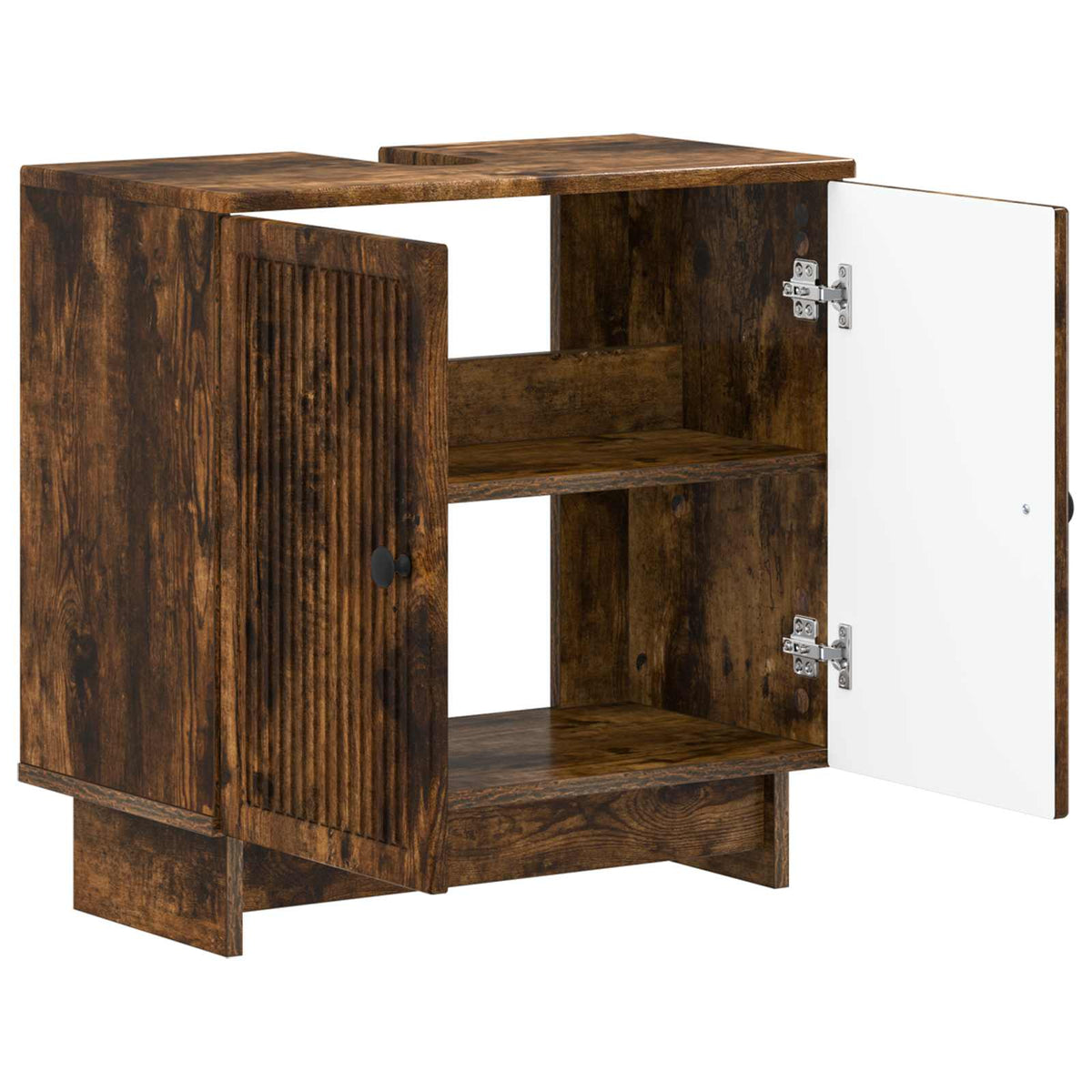 Bathroom Sink Cabinet EDE Smoked Oak 59.5 x 31.5x 59 cm