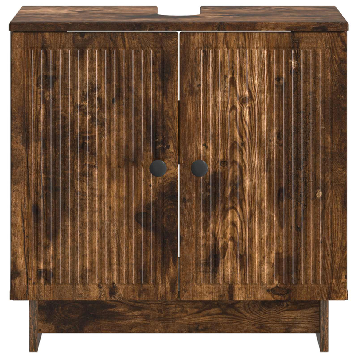 Bathroom Sink Cabinet EDE Smoked Oak 59.5 x 31.5x 59 cm