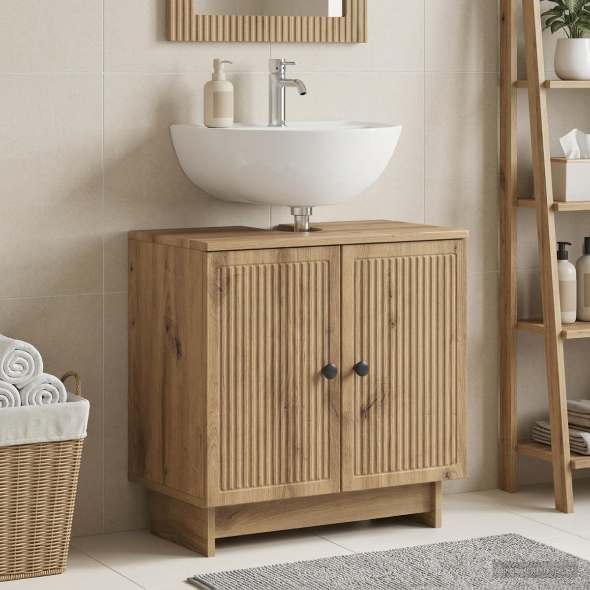 Bathroom Sink Cabinet EDE Artisan Oak 59.5 x 31.5x 59 cm
