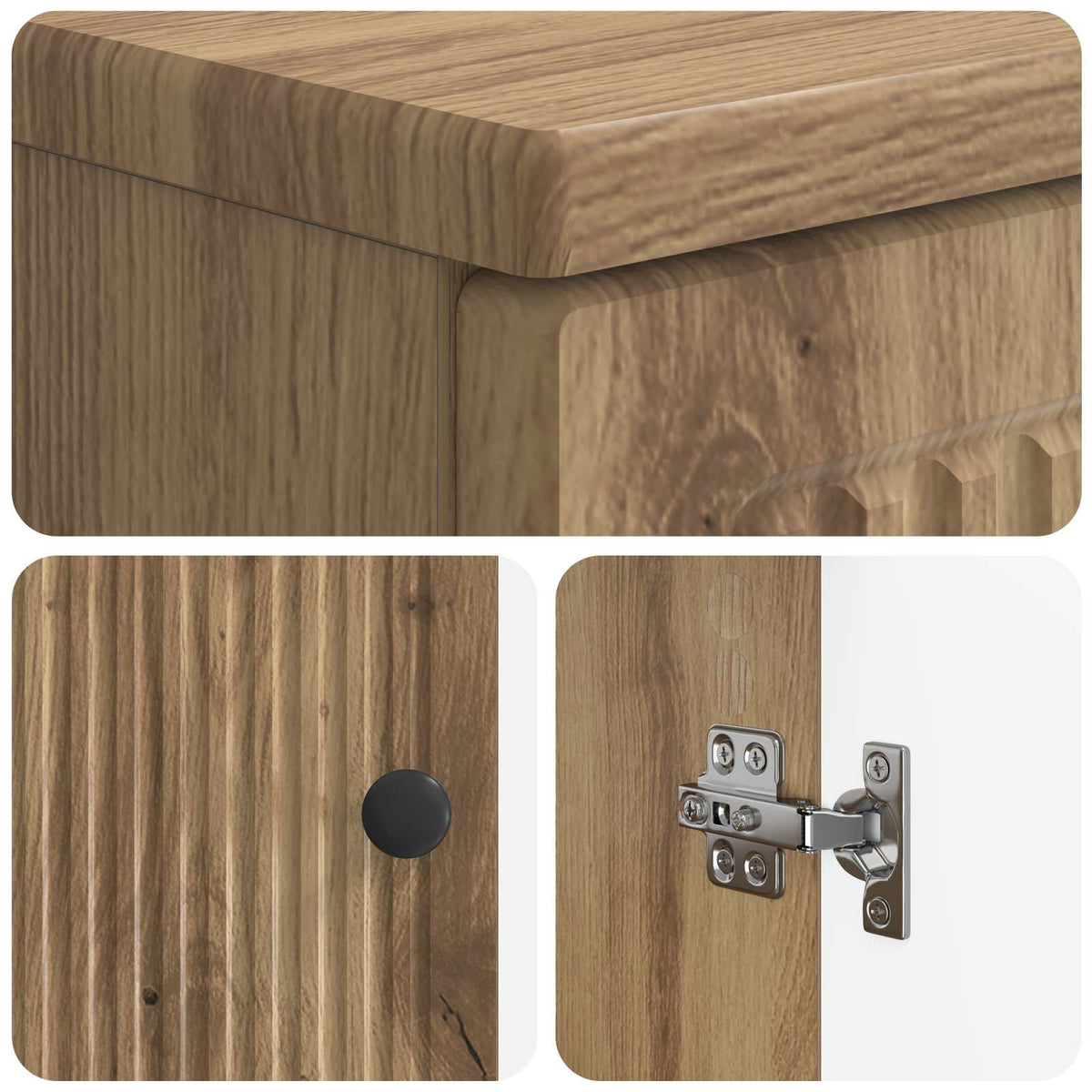 Bathroom Sink Cabinet EDE Artisan Oak 59.5 x 31.5x 59 cm
