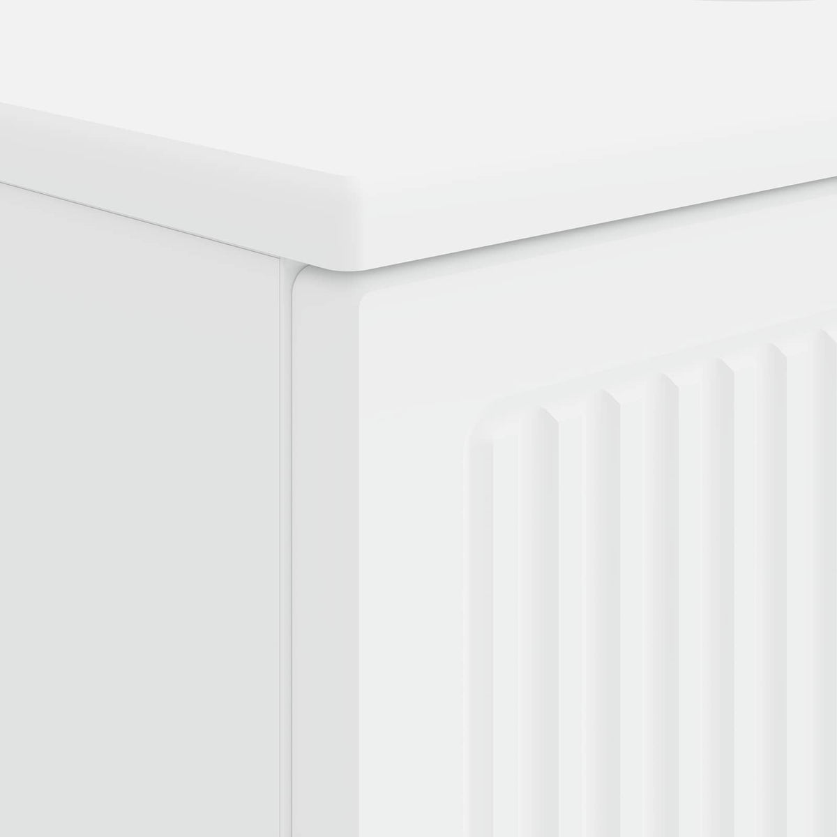 Bathroom Sink Cabinet EDE White 82 x 41x 59 cm Engineered Wood