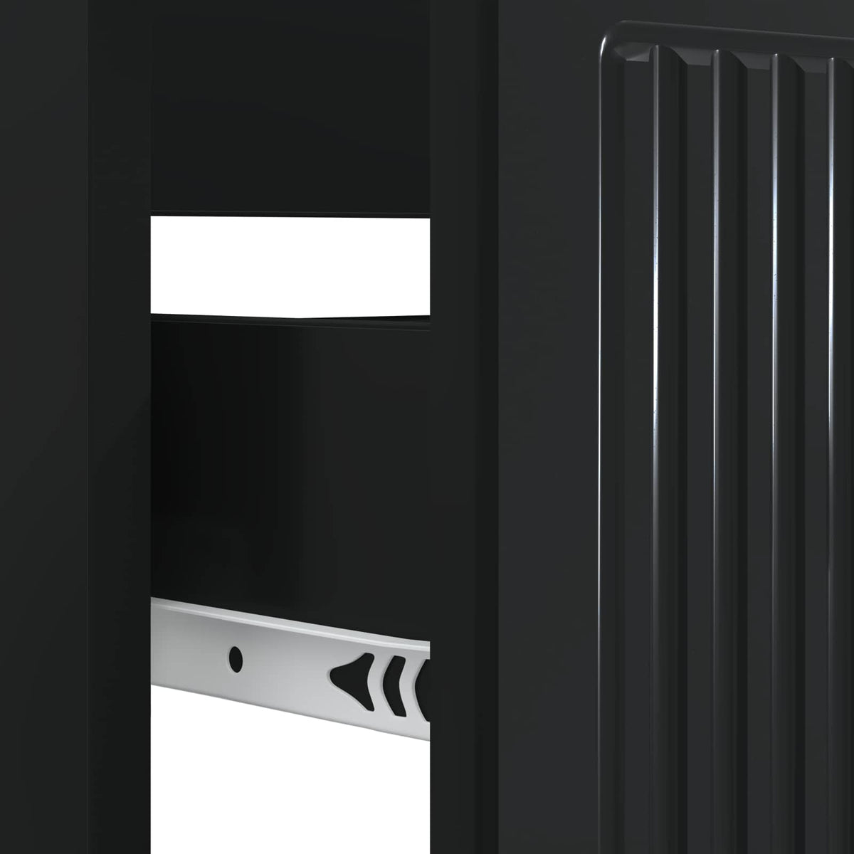 Bathroom Sink Cabinet EDE Black 82 x 41x 59 cm Engineered Wood