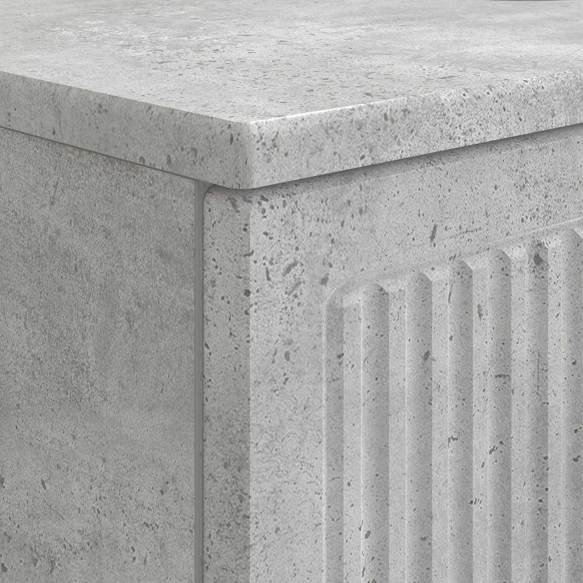 Bathroom Sink Cabinet EDE Concrete Grey 82 x 41x 59 cm