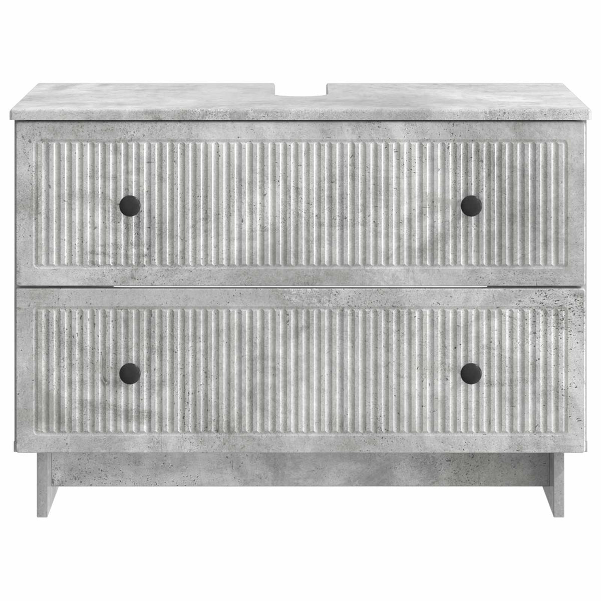 Bathroom Sink Cabinet EDE Concrete Grey 82 x 41x 59 cm