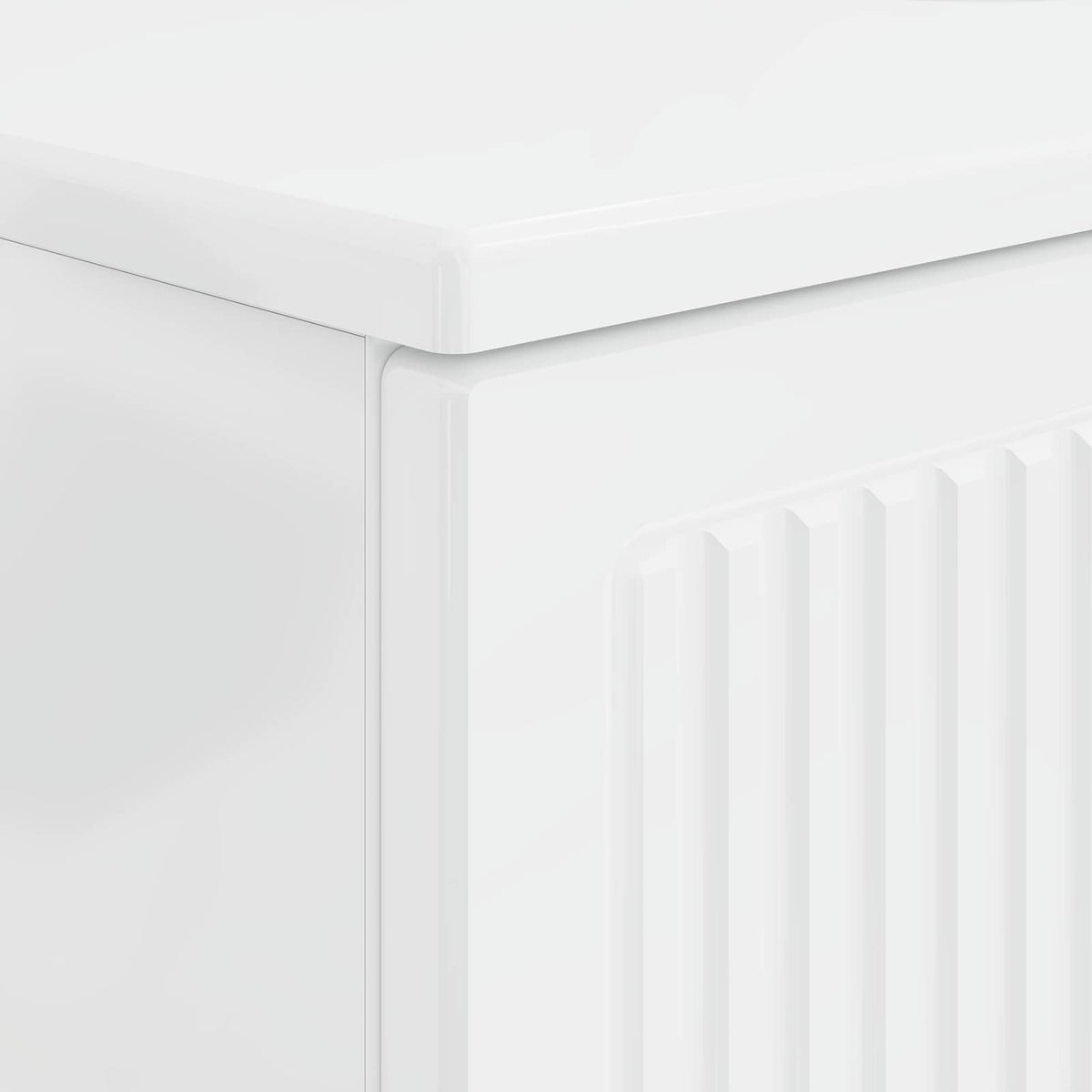 Bathroom Sink Cabinet EDE High Gloss White 82 x 41x 59 cm