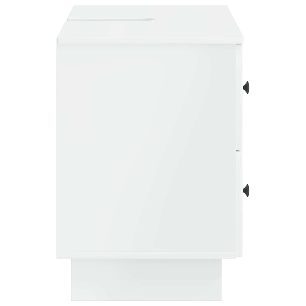 Bathroom Sink Cabinet EDE High Gloss White 82 x 41x 59 cm