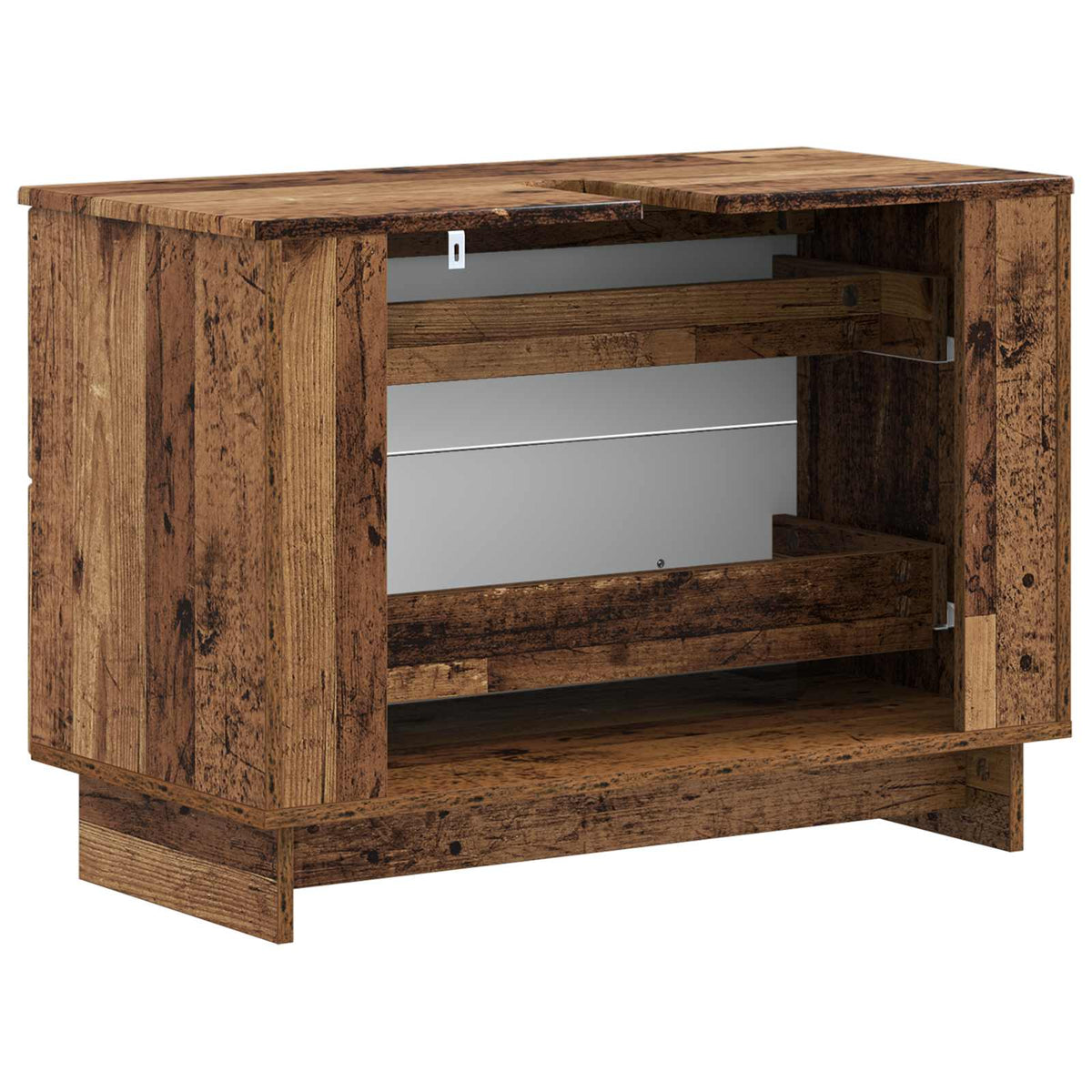 Bathroom Sink Cabinet EDE Old Wood 82 x 41x 59 cm