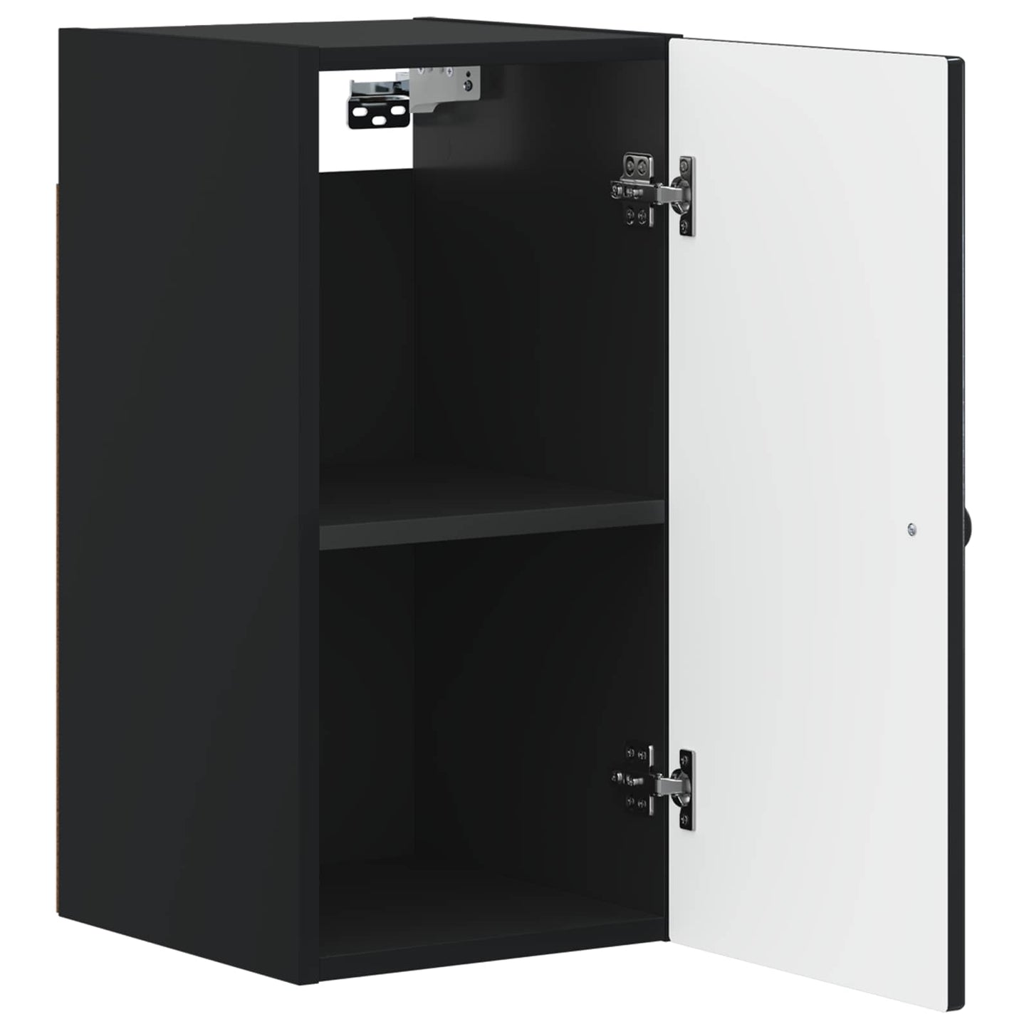 Bathroom Wall Cabinet EDE Black 30 x 31 x 59 cm Engineered Wood