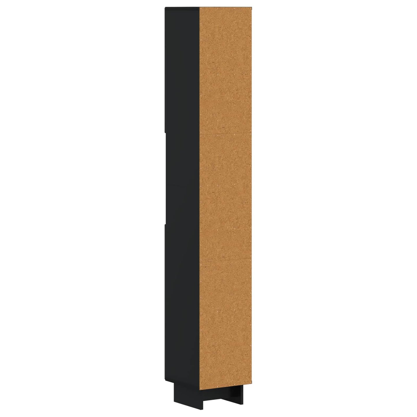 Bathroom Cabinet with Open Shelf EDE Black 30 x 31 x 190 cm