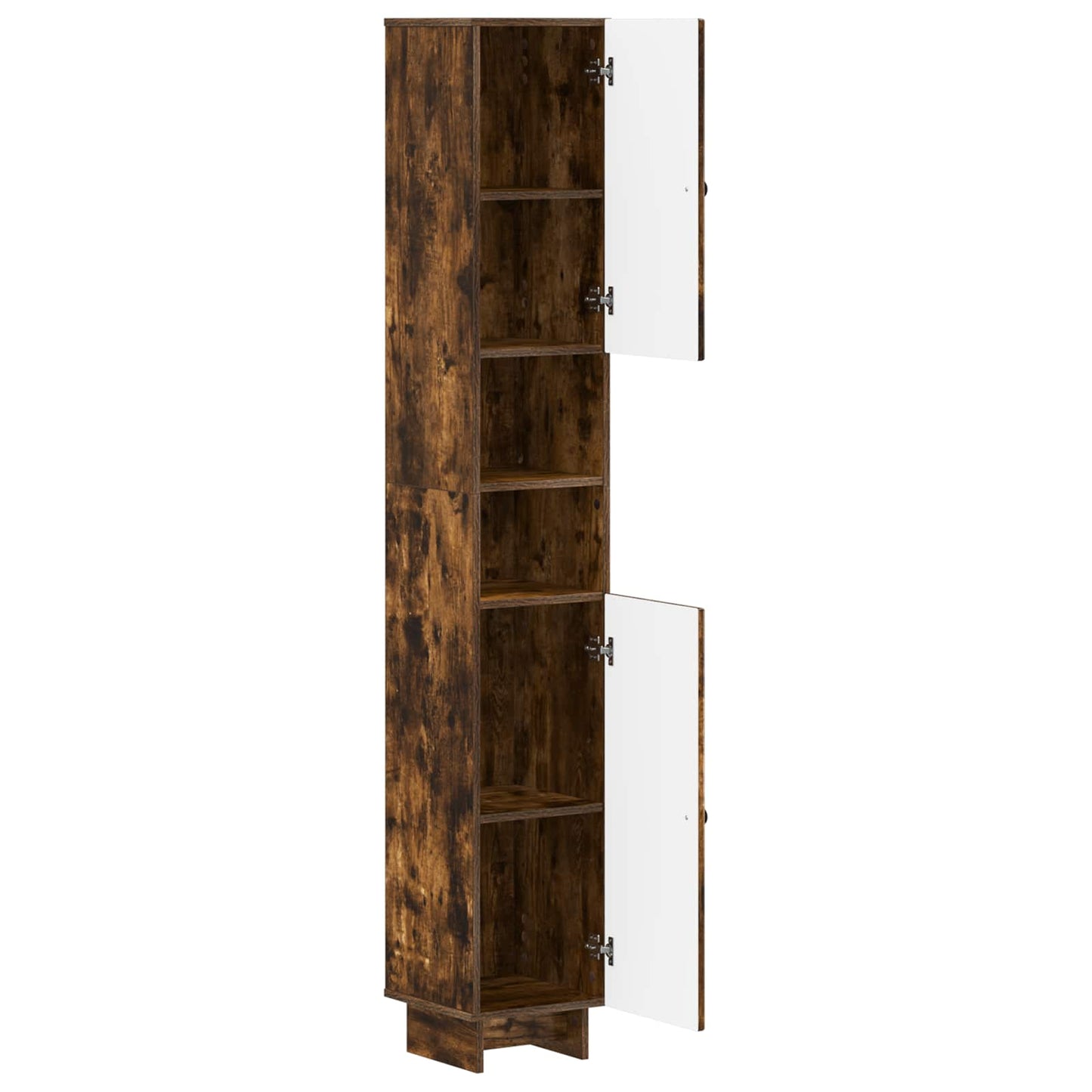 Bathroom Cabinet with Open Shelf EDE Smoked Oak