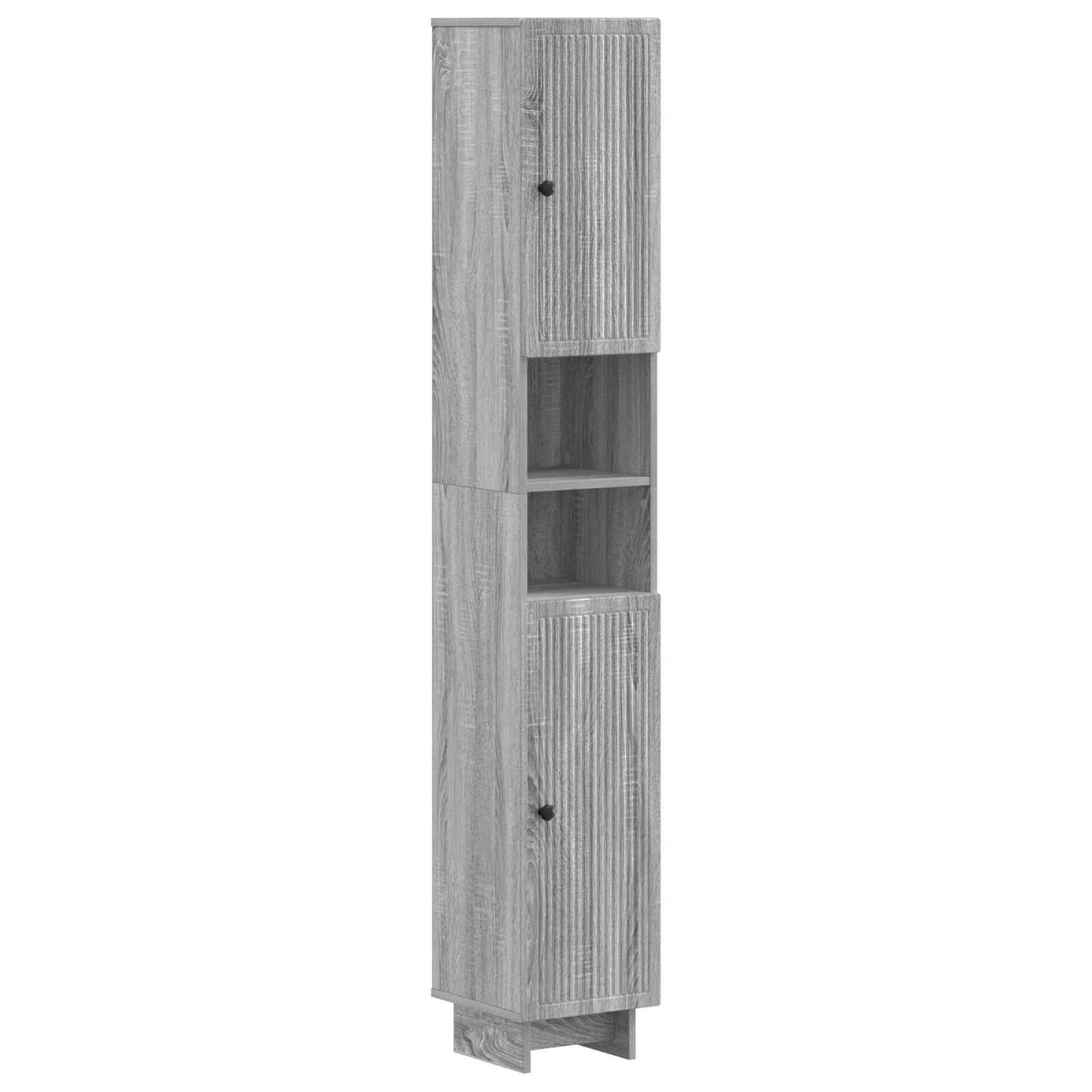 Bathroom Cabinet with Open Shelf EDE Grey Sonoma