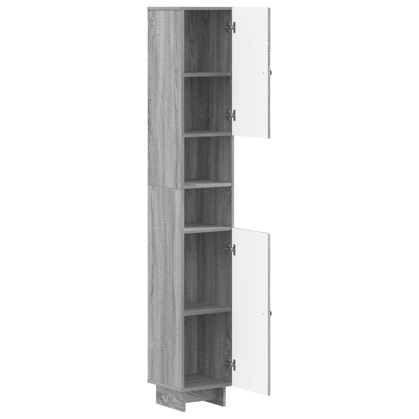 Bathroom Cabinet with Open Shelf EDE Grey Sonoma