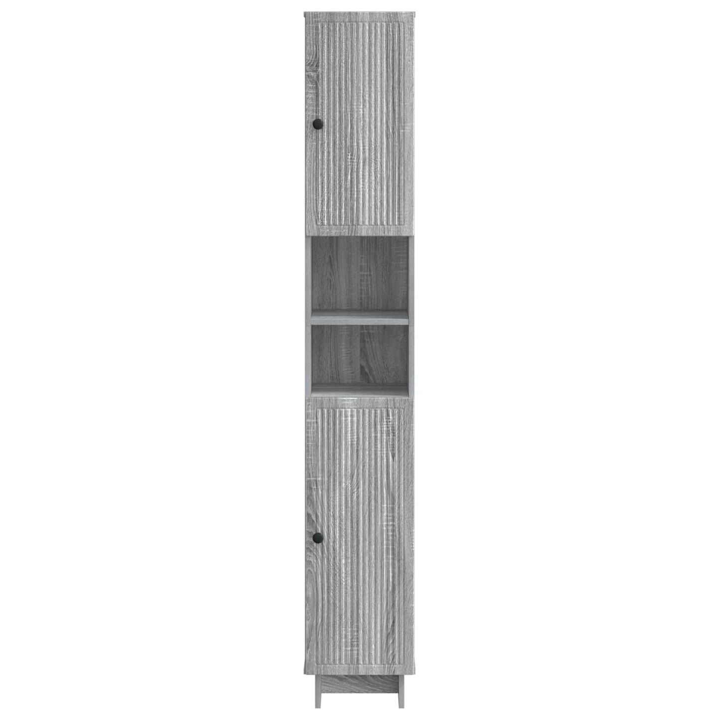 Bathroom Cabinet with Open Shelf EDE Grey Sonoma
