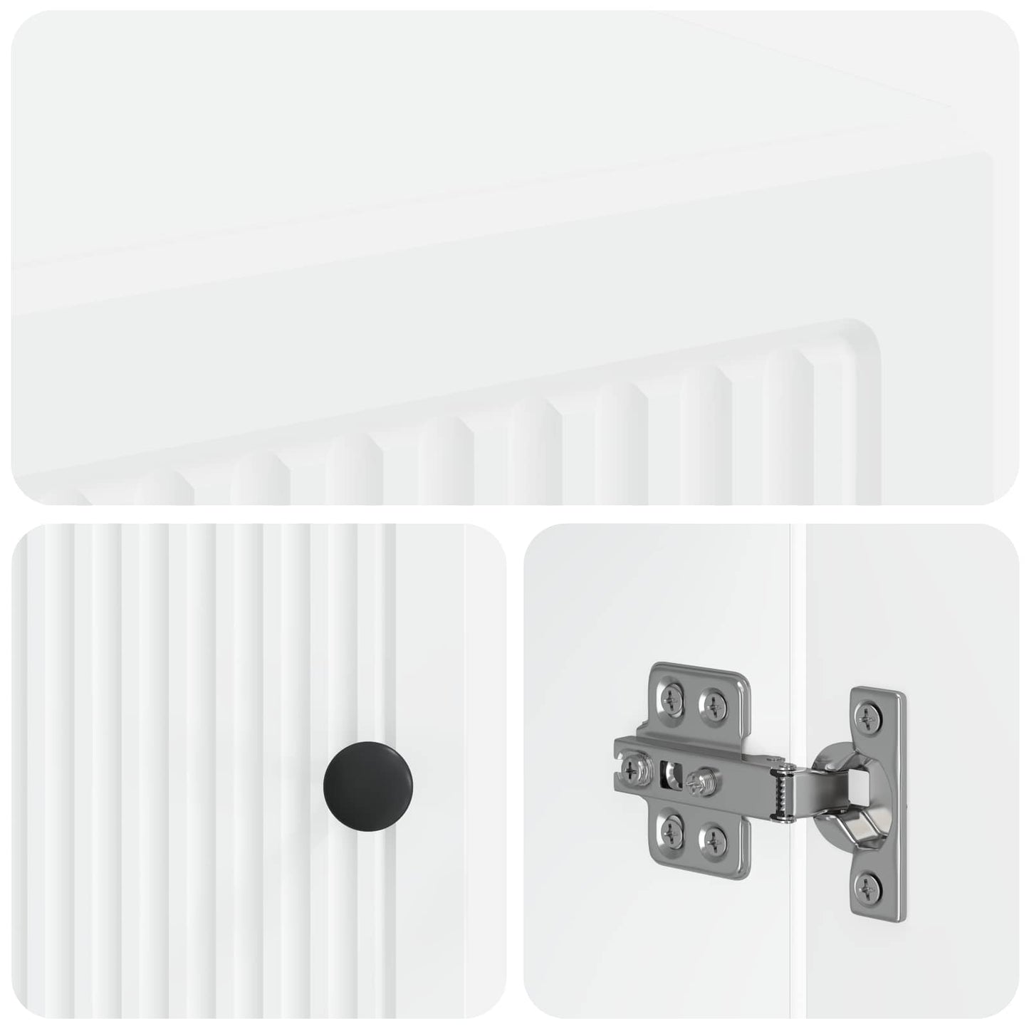 Bathroom Storage Cainet EDE White 30 x 31 x 80 cm