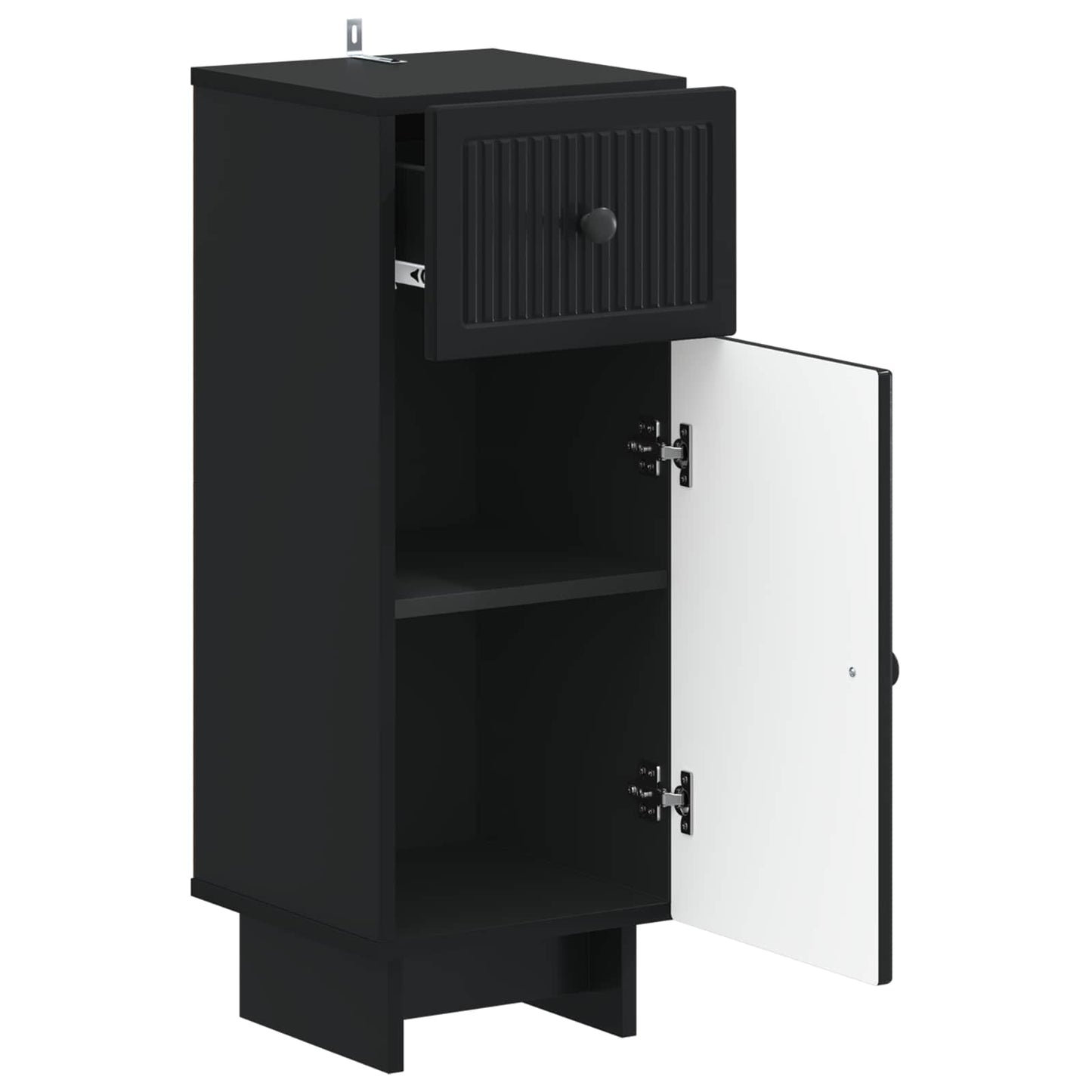 Bathroom Storage Cainet EDE Black 30 x 31 x 80 cm