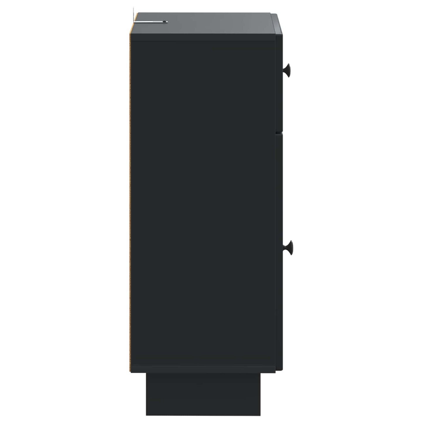 Bathroom Storage Cainet EDE Black 30 x 31 x 80 cm