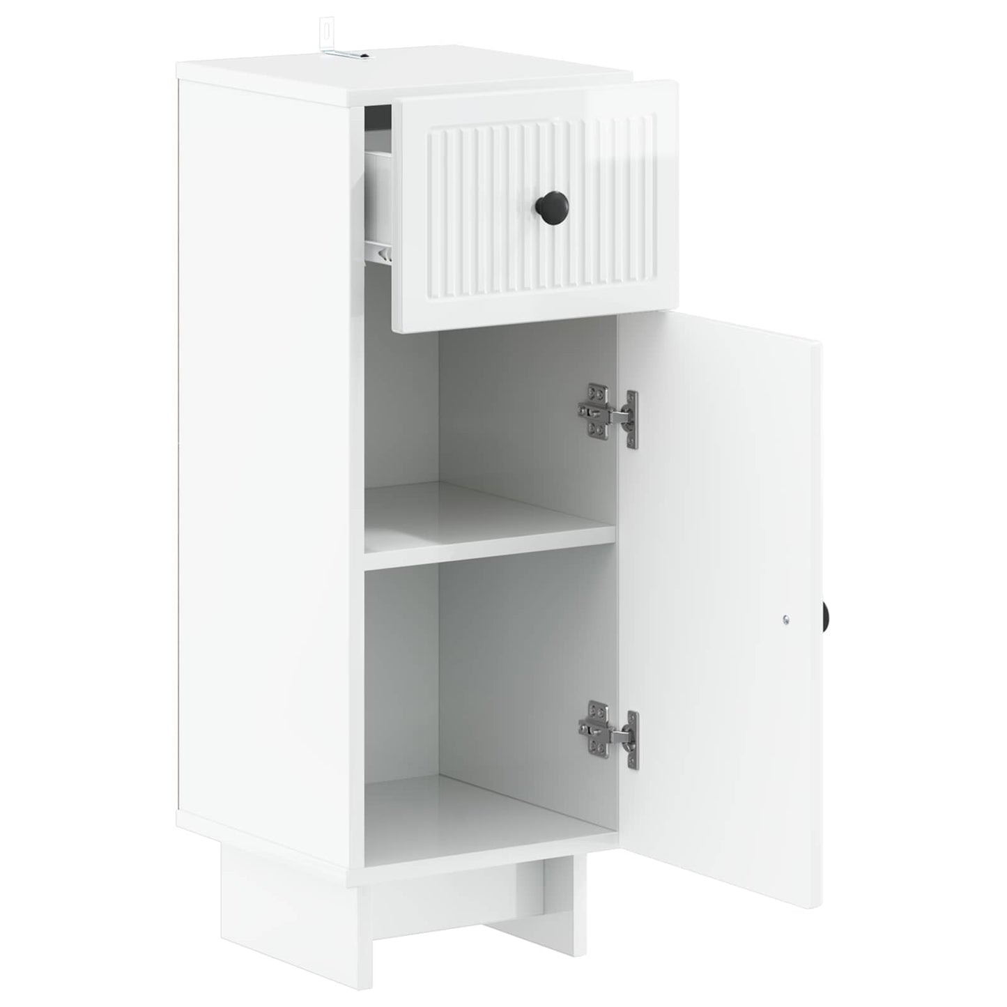 Bathroom Storage Cainet EDE High Gloss White 30 x 31 x 80 cm