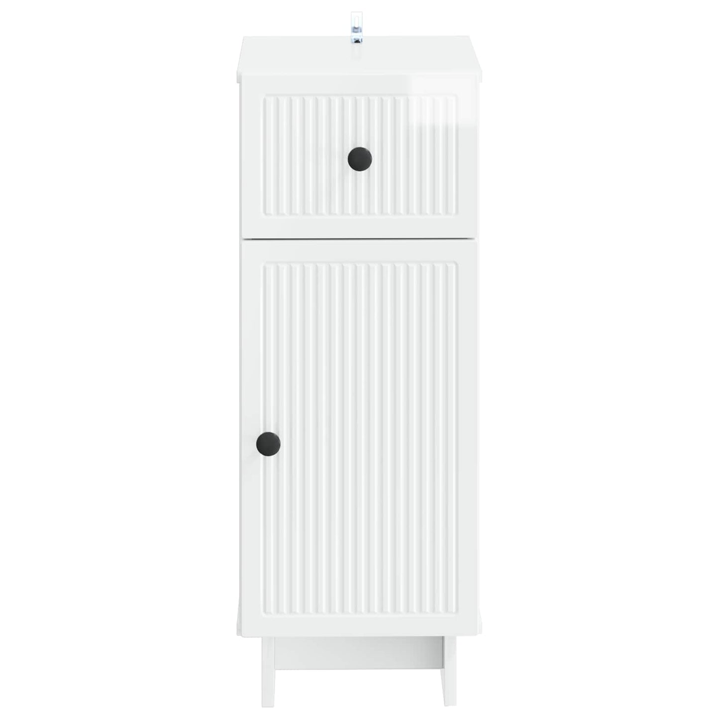 Bathroom Storage Cainet EDE High Gloss White 30 x 31 x 80 cm
