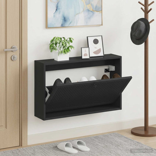 Wall-Mounted Shoe Cabinet EDE 71 x 17 x 43 cm Engineered Wood