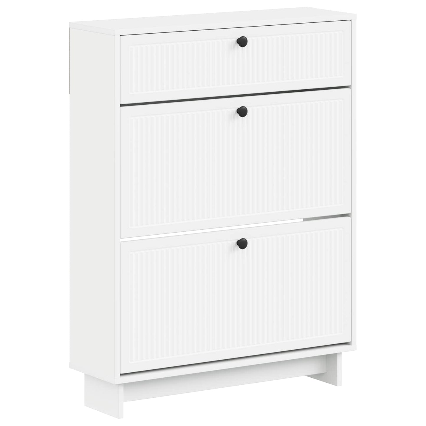 Shoe Cabinet EDE 78 x 24 x 103 cm Engineered Wood White