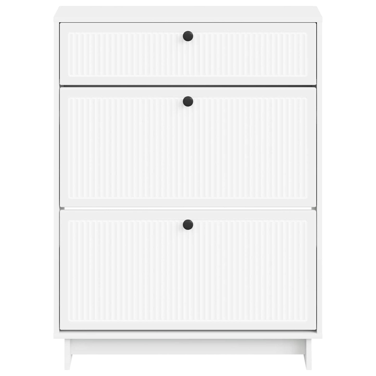Shoe Cabinet EDE 78 x 24 x 103 cm Engineered Wood White
