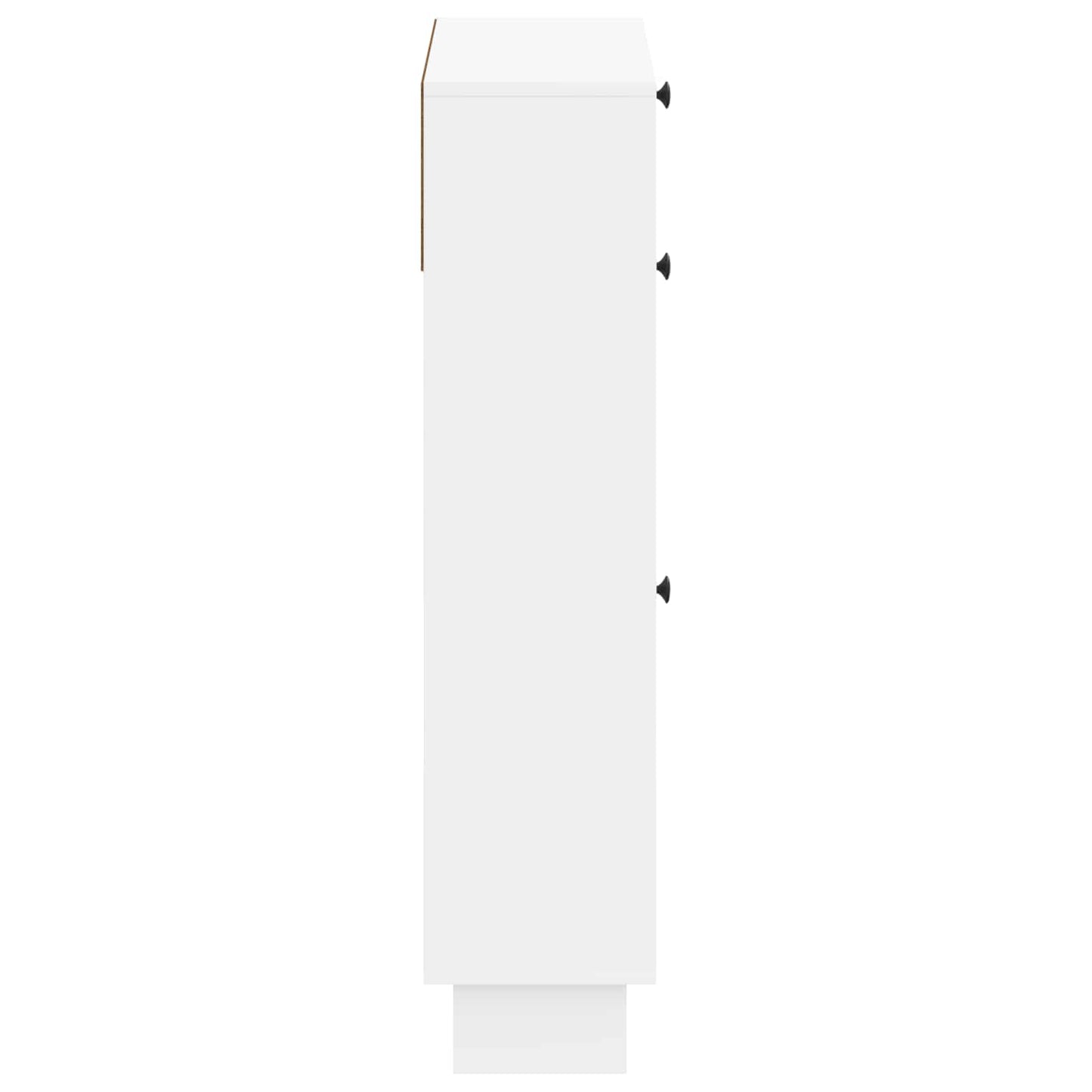 Shoe Cabinet EDE 78 x 24 x 103 cm Engineered Wood White