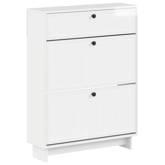 Shoe Cabinet EDE 78 x 24 x 103 cm Engineered Wood